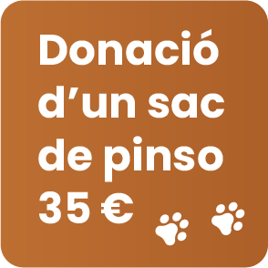 Donació d'un sac de pinso